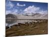 High Mountain Lake and Mountain Peaks, Beside the Karakoram Highway, China-Alison Wright-Mounted Photographic Print