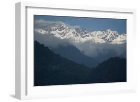 High Mountains, Bhutan (Photo)-null-Framed Giclee Print