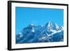 High Mountains, Covered by Snow.-Vakhrushev Pavel-Framed Photographic Print