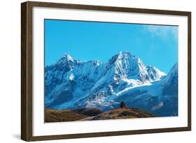 High Mountains Covered by Snow-Vakhrushev Pavel-Framed Photographic Print