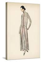 High Neck Dress 1922-null-Stretched Canvas