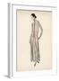 High Neck Dress 1922-null-Framed Art Print