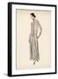 High Neck Dress 1922-null-Framed Art Print