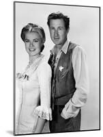 HIGH NOON, 1952 directed by FRED ZINNEMANN Grace Kelly and Lloyd Bridges (b/w photo)-null-Mounted Photo