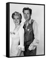 HIGH NOON, 1952 directed by FRED ZINNEMANN Grace Kelly and Lloyd Bridges (b/w photo)-null-Framed Stretched Canvas