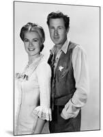 HIGH NOON, 1952 directed by FRED ZINNEMANN Grace Kelly and Lloyd Bridges (b/w photo)-null-Mounted Photo