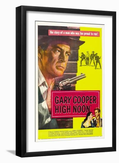 High Noon, 1952, Directed by Fred Zinnemann-null-Framed Premium Giclee Print