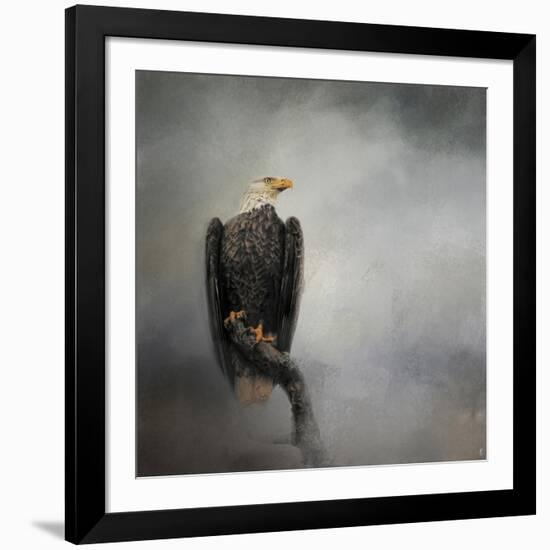 High Perch Bald Eagle-Jai Johnson-Framed Giclee Print