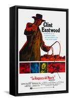 High Plains Drifter, (AKA La Venganza Del Muerto), 1973-null-Framed Stretched Canvas