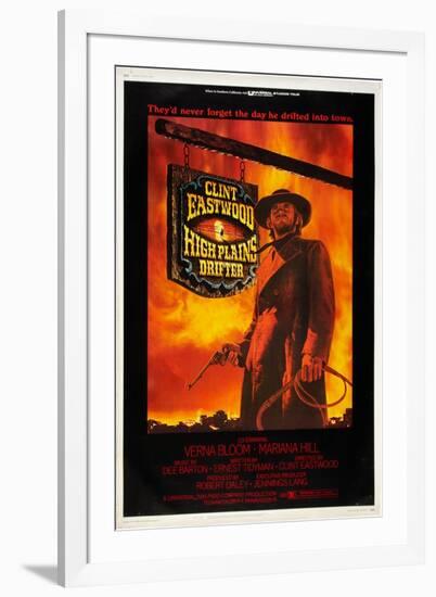 High Plains Drifter-null-Framed Art Print