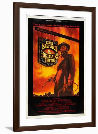 High Plains Drifter-null-Framed Art Print