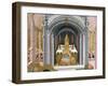 High Priest of the Temple of Jerusalem, Altarpiece from Verdu, 1432-34-Jaume Ferrer II-Framed Giclee Print