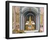 High Priest of the Temple of Jerusalem, Altarpiece from Verdu, 1432-34-Jaume Ferrer II-Framed Giclee Print