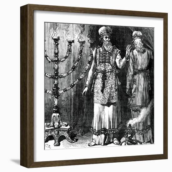 High Priests, Showing the Ephod and Linen Robes-null-Framed Giclee Print