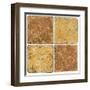 High-Quality Mosaic Pattern Background-MG1408-Framed Art Print