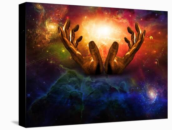 High Resolution Hands And Light-rolffimages-Stretched Canvas