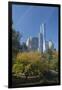 High-Rise Buildings Along from Inside Central Park on a Sunny Fall Day, New York-Greg Probst-Framed Photographic Print