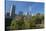 High-Rise Buildings Along from Inside Central Park on a Sunny Fall Day, New York-Greg Probst-Stretched Canvas
