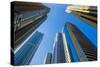 High Rise Buildings and Streets in Dubai, Uae-Alan64-Stretched Canvas