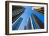 High Rise Buildings and Streets in Dubai, Uae-Alan64-Framed Photographic Print