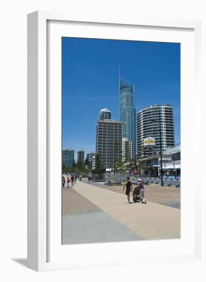 High Rise Buildings in Surfers Paradise, Queensland, Australia, Pacific-Michael Runkel-Framed Photographic Print