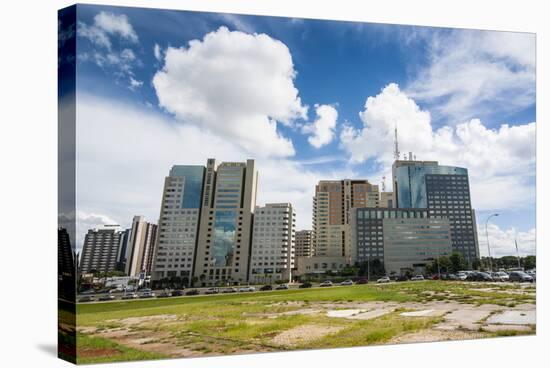 High Rise Buildings in the Center of Brasilia, Brazil, South America-Michael Runkel-Stretched Canvas