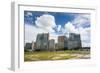 High Rise Buildings in the Center of Brasilia, Brazil, South America-Michael Runkel-Framed Photographic Print