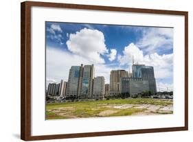 High Rise Buildings in the Center of Brasilia, Brazil, South America-Michael Runkel-Framed Photographic Print