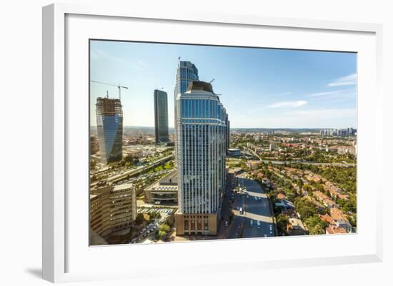 High-Rise Buildings, Istanbul, Turkey-Ali Kabas-Framed Photographic Print