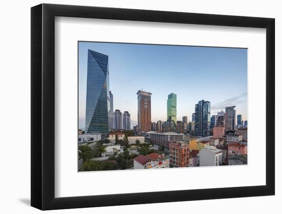 High-rise buildings, Istanbul, Turkey.-Ali Kabas-Framed Photographic Print