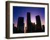 High Rise Buildings LA CA-Gary Conner-Framed Photographic Print