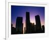 High Rise Buildings LA CA-Gary Conner-Framed Photographic Print