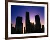 High Rise Buildings LA CA-Gary Conner-Framed Photographic Print