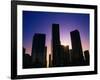 High Rise Buildings LA CA-Gary Conner-Framed Photographic Print