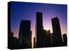 High Rise Buildings LA CA-Gary Conner-Stretched Canvas