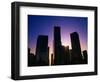 High Rise Buildings LA CA-Gary Conner-Framed Photographic Print