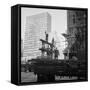 High Rise Construction of the Seagram Building on Park Avenue in Midtown-Margaret Bourke-White-Framed Stretched Canvas