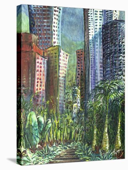 High Rise, Hong Kong, 1997-Antonia Myatt-Stretched Canvas