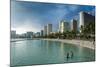 High Rise Hotels on Waikiki Beach, Oahu, Hawaii, United States of America, Pacific-Michael Runkel-Mounted Photographic Print