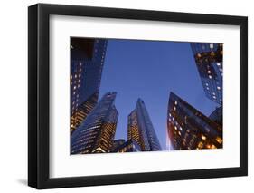 High Rise Office Buildings in the La Defense Area of Paris, France, Europe-Julian Elliott-Framed Photographic Print