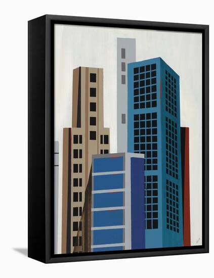 High Rise VI-Sydney Edmunds-Framed Stretched Canvas