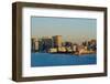 High-rises along the waterfront in Tokyo Harbor at dawn, Tokyo, Japan-Keren Su-Framed Photographic Print