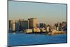 High-rises along the waterfront in Tokyo Harbor at dawn, Tokyo, Japan-Keren Su-Mounted Photographic Print