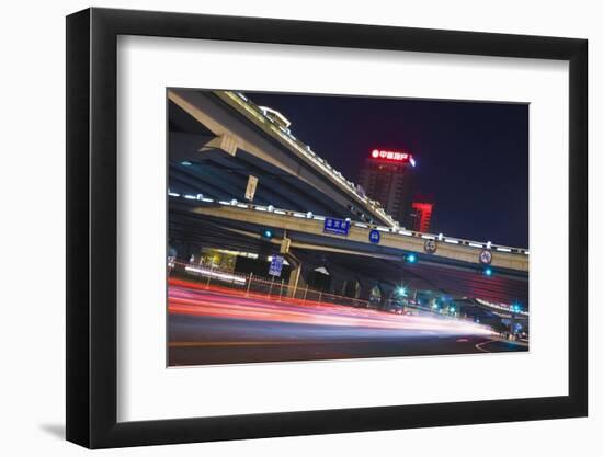 High-Rises and Flyovers in Chaoyang.-Jon Hicks-Framed Photographic Print