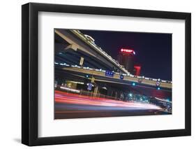 High-Rises and Flyovers in Chaoyang.-Jon Hicks-Framed Photographic Print