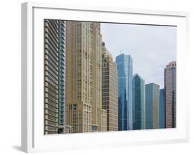 High Rises in Lujiazui Financial District, Pudong, Shanghai, China-Keren Su-Framed Photographic Print