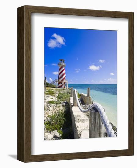 High Rock Lighthouse at High Rock, Grand Bahama, the Bahamas, West Indies, Central America-Michael DeFreitas-Framed Photographic Print