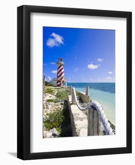 High Rock Lighthouse at High Rock, Grand Bahama, the Bahamas, West Indies, Central America-Michael DeFreitas-Framed Photographic Print