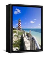 High Rock Lighthouse at High Rock, Grand Bahama, the Bahamas, West Indies, Central America-Michael DeFreitas-Framed Stretched Canvas