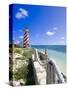 High Rock Lighthouse at High Rock, Grand Bahama, the Bahamas, West Indies, Central America-Michael DeFreitas-Stretched Canvas